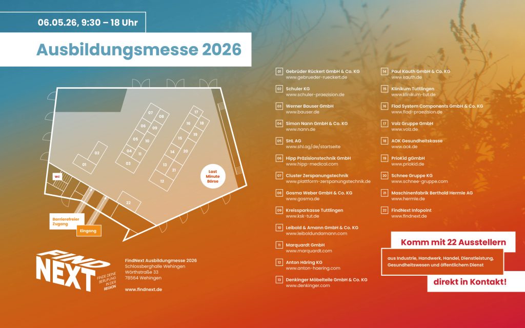 FindNext Hallenplan