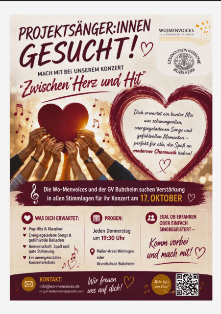 (Wo)MenVoices Plakat